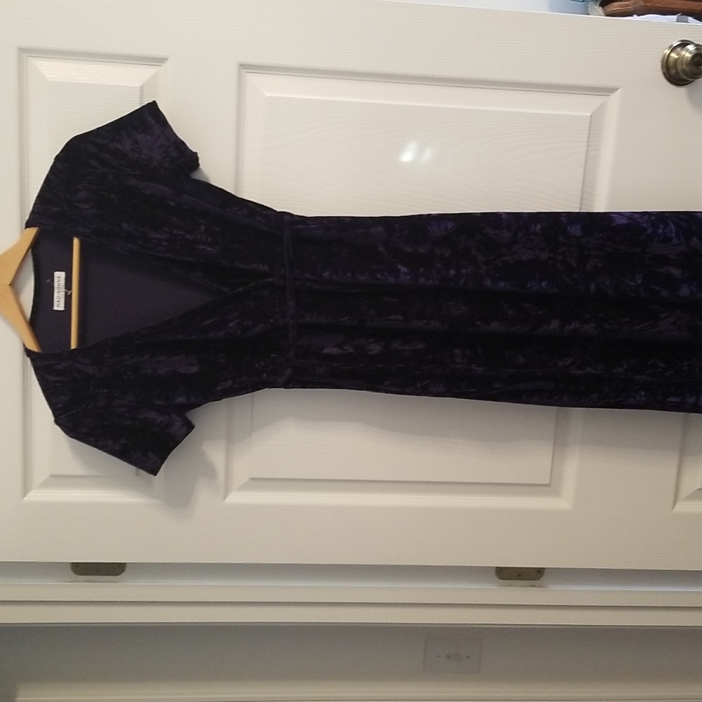 Madisonne velvet dress,size small